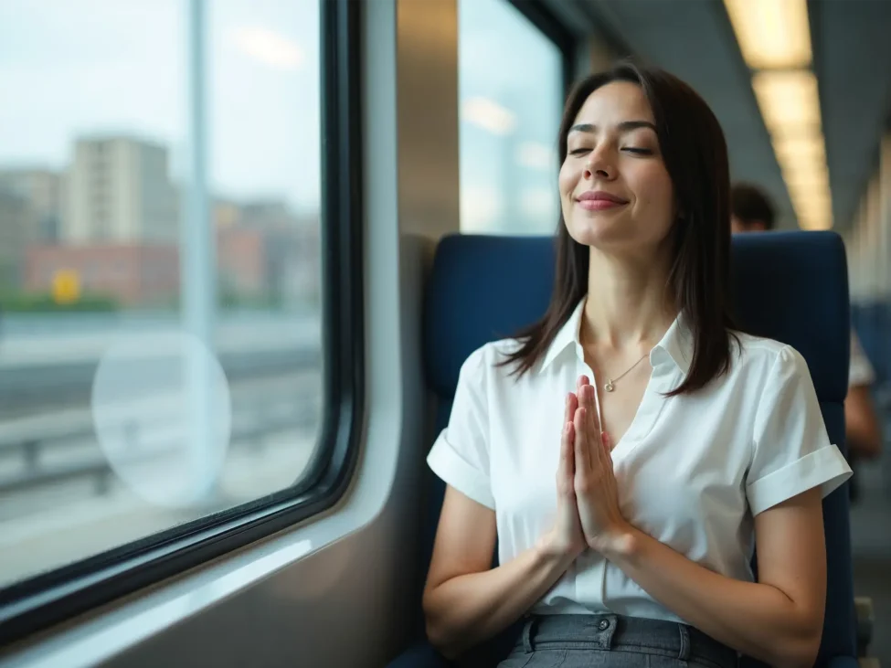 Plus de 2 heures dans les transports en commun ? 10 exercices pour vous relaxer