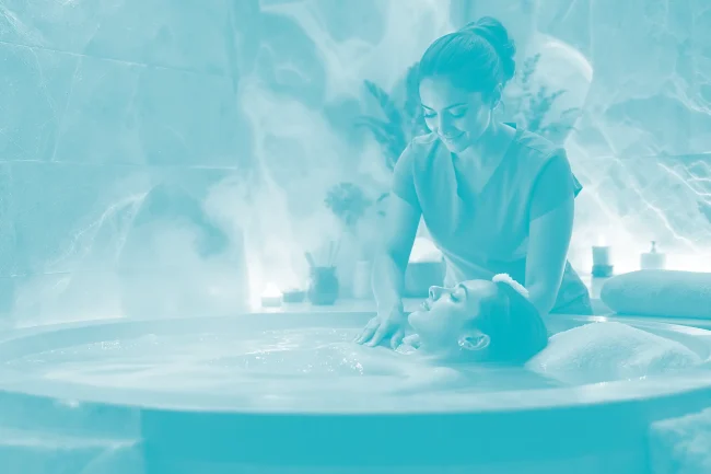 Balnéothérapie en baignoire Balnéothérapie en baignoire